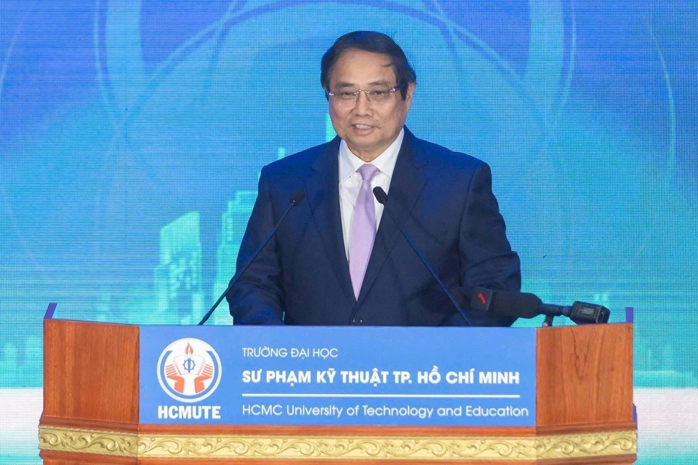 Thủ tướng Phạm Minh Chính: "Khởi nghiệp cần tinh thần thần tốc, táo bạo" (Ảnh: T.T).