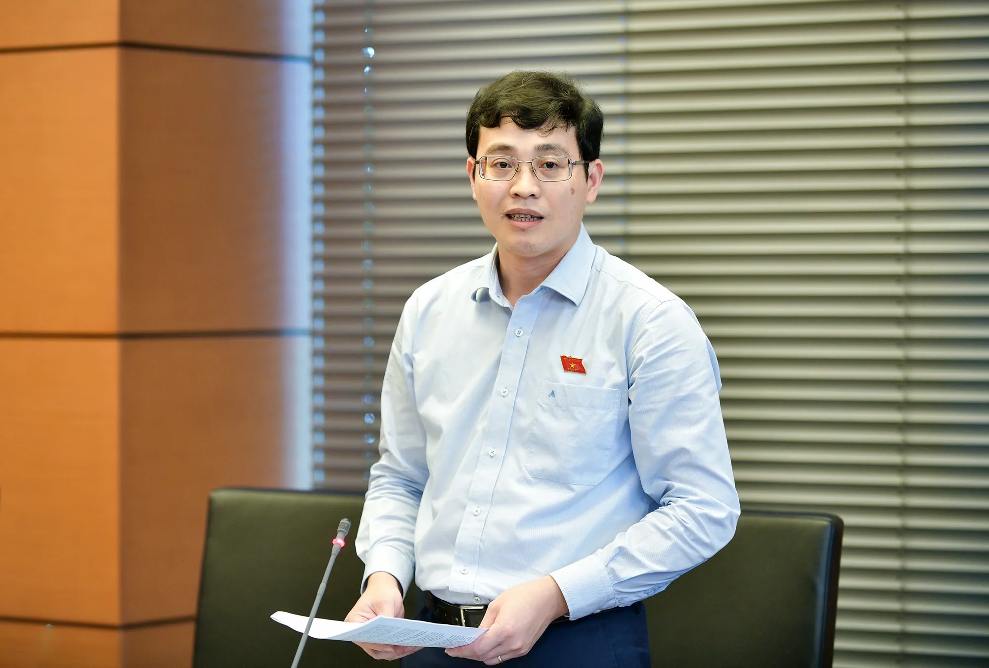 Ông Đỗ Đức Hiển, Ủy viên Ủy ban Pháp luật và Tư pháp của Quốc hội. Ảnh: QH