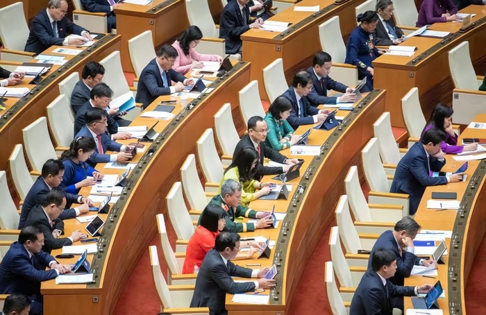 Quang cảnh phiên họp. (Ảnh: Media Quốc hội).