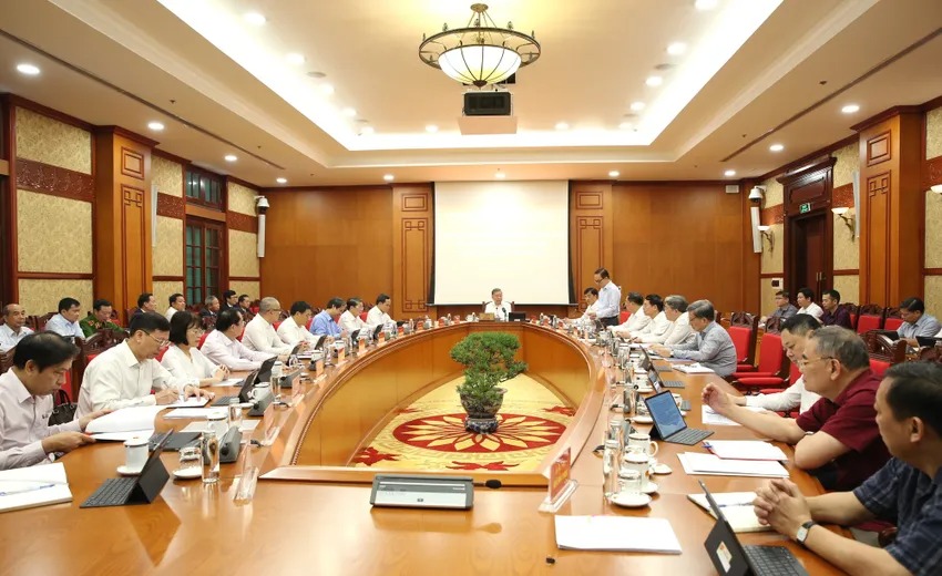 Quang cảnh toàn phiên họp. Ảnh: VGP