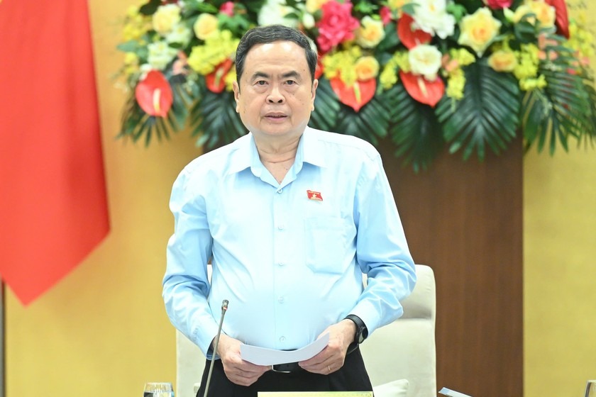 Chủ tịch Quốc hội Trần Thanh Mẫn phát biểu khai mạc Phiên họp.
