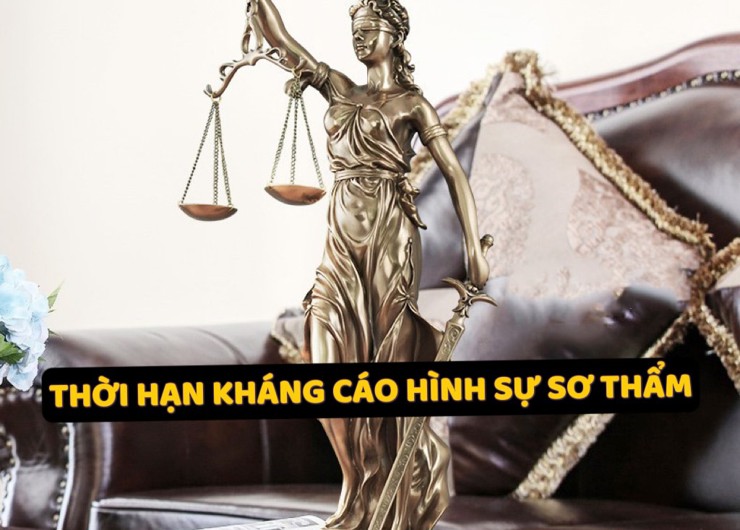 THỜI HẠN KHÁNG CÁO BẢN ÁN HÌNH SỰ SƠ THẨM LÀ BAO LÂU?