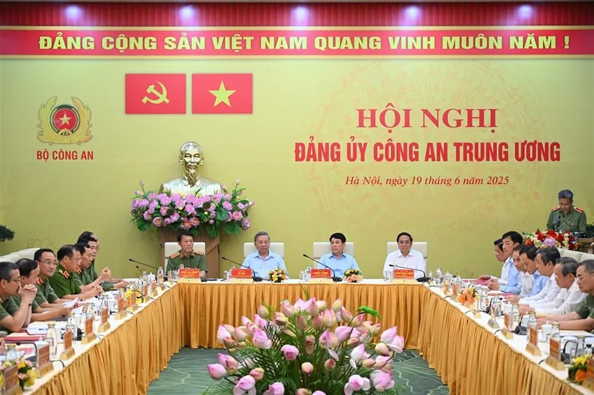 Hội nghị Đảng ủy Công an Trung ương.